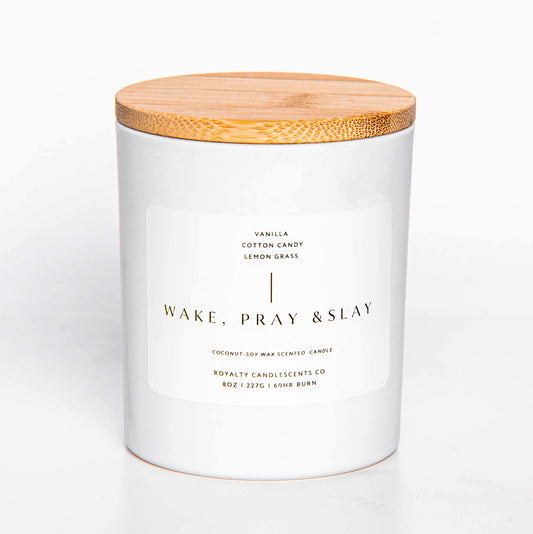 Wake, Pray & Slay Candle