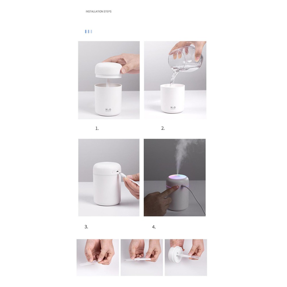 Portable Air Humidifier & Essential Oil Diffuser