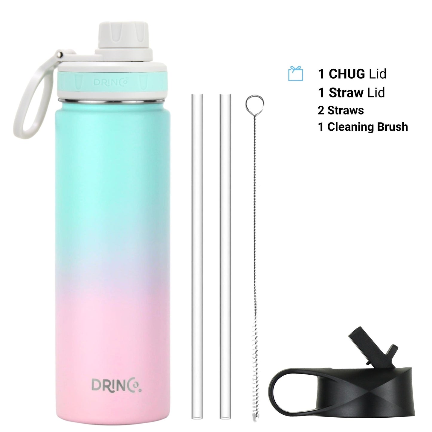 22oz Stainless Steel Sport Bottle